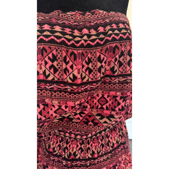Women's Forever 21 Dress, Size L, Aztec Pink & Black - Picture 3 of 5